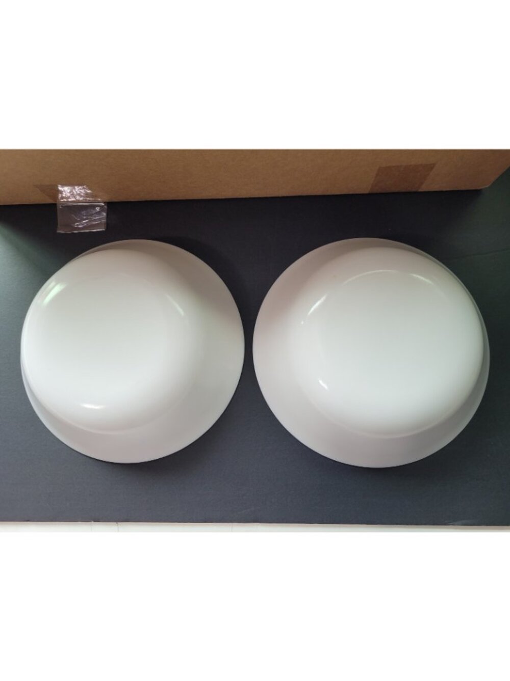 Porcelain Serving Bowl Vintage 8.5" Made In France White Set of 2 - Picture 5 of 8
